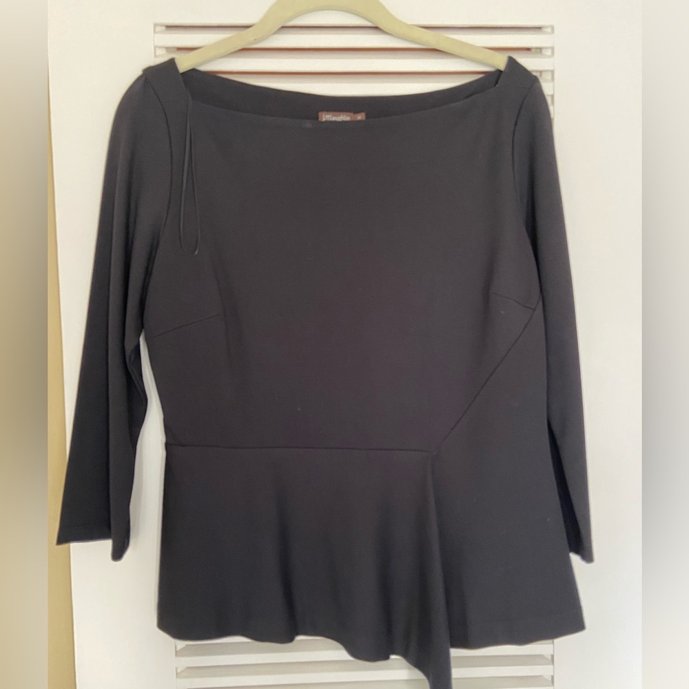 JMcLaughlin asymmetrical women’s Pointe knit top new without tags